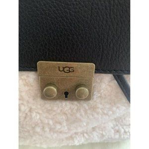 UGG LEATHER BACKPACK - BLACK